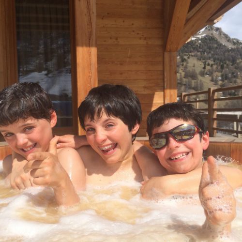 location chalet spa - Location chalet de luxe - Chalet Ours Blanc Vars Alpes du Sud